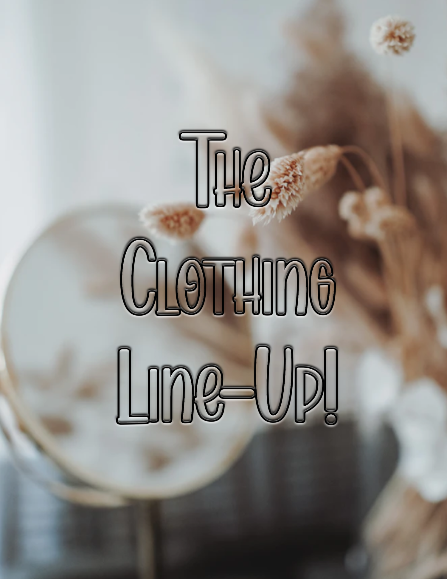 The Clothing Line-Up!