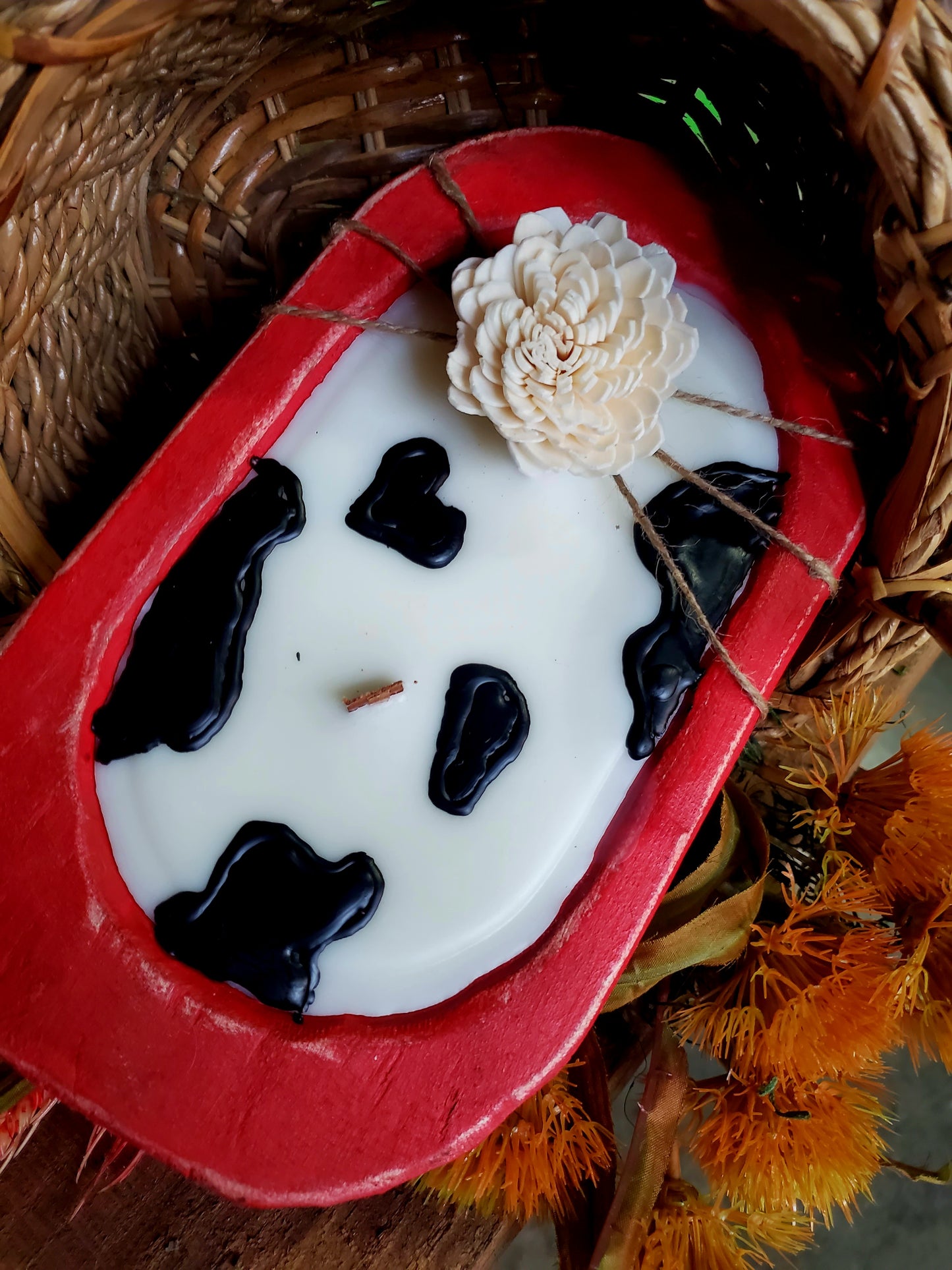 Cow Print Dough Bowls