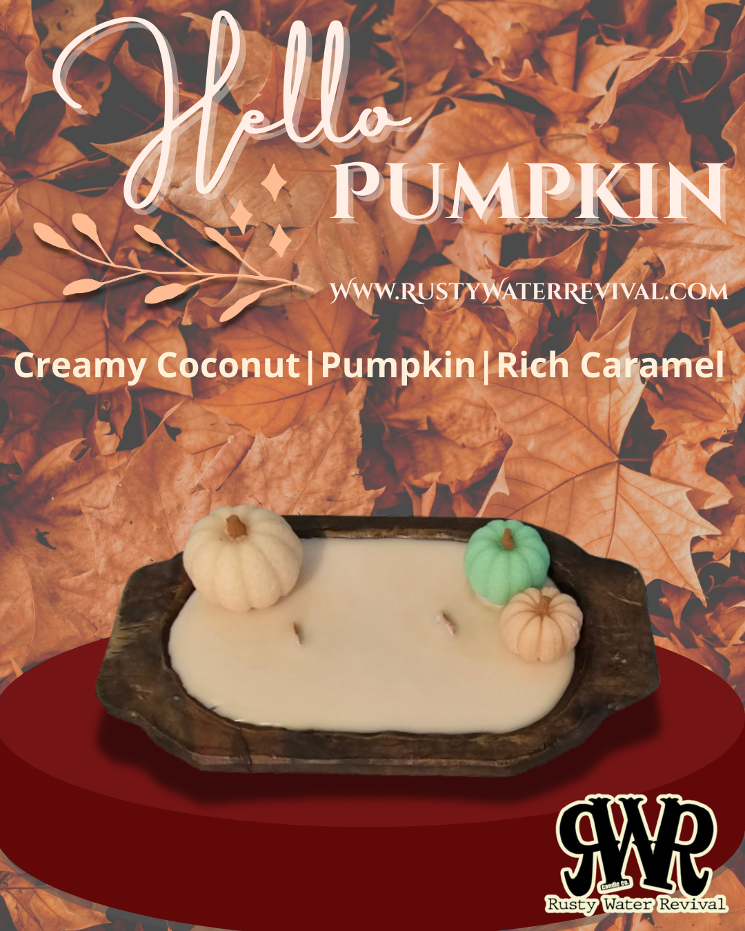 Hello Pumpkin Dough Bowl Candle *limited edition*