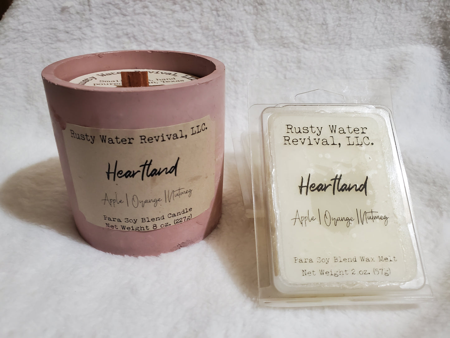 Heartland Wooden Wick Candle & Wax Melt **DISCONTINUED**