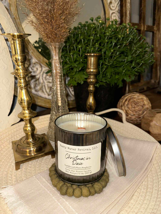 Christmas in Dixie Wooden Wick Jar Candle, Wax Melt & Room Spray