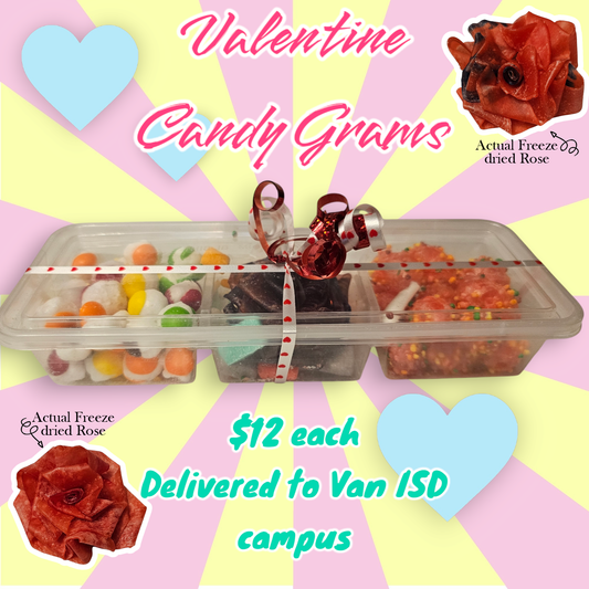 Valentine Candy Grams- Free Delivery to any VAN ISD Campus!