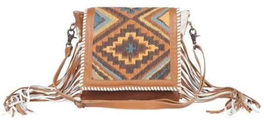 Myra Bags Boho Chic Style Leather & Hairon Bag