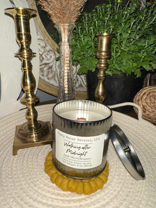 Walking after Midnight Wooden Wick Jar Candle, Wax Melt & Room Spray