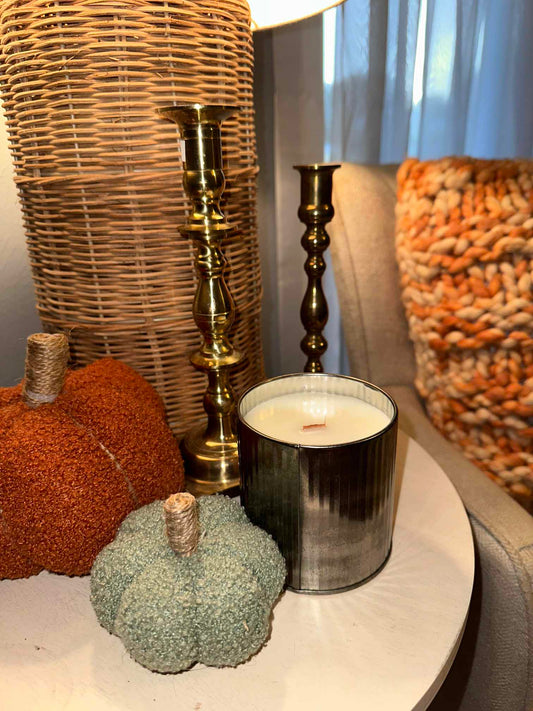 Wagon Wheel Wooden Wick Jar Candle, Wax Melt & Room Spray