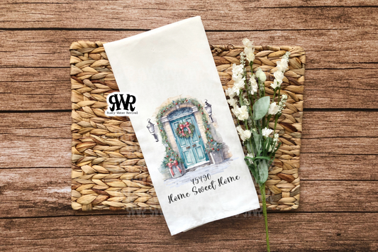 Christmas Zip Code Towels