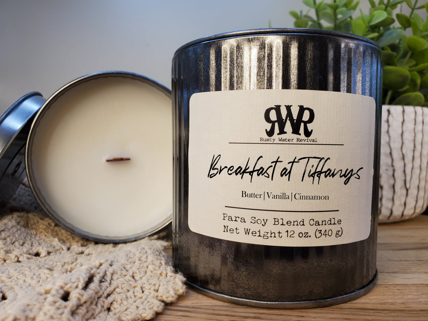 Breakfast at Tiffanys Wooden Wick Jar Candle, Wax Melt & Room Spray