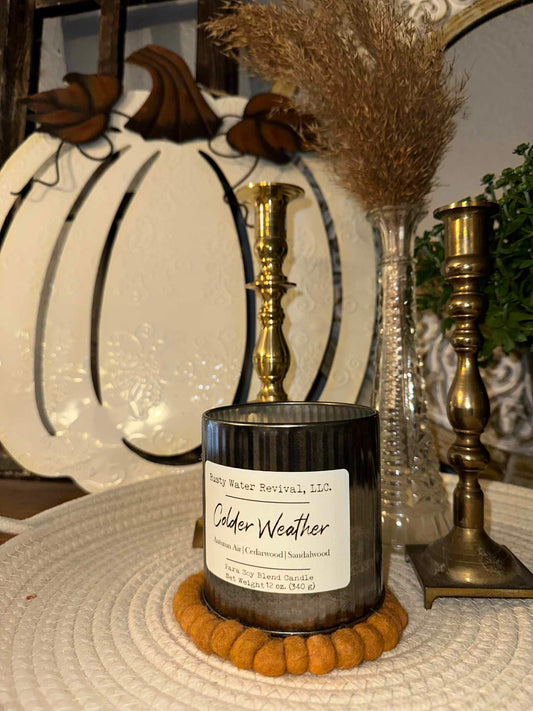 Colder Weather Wooden Wick Jar Candle, Wax Melt & Room Spray