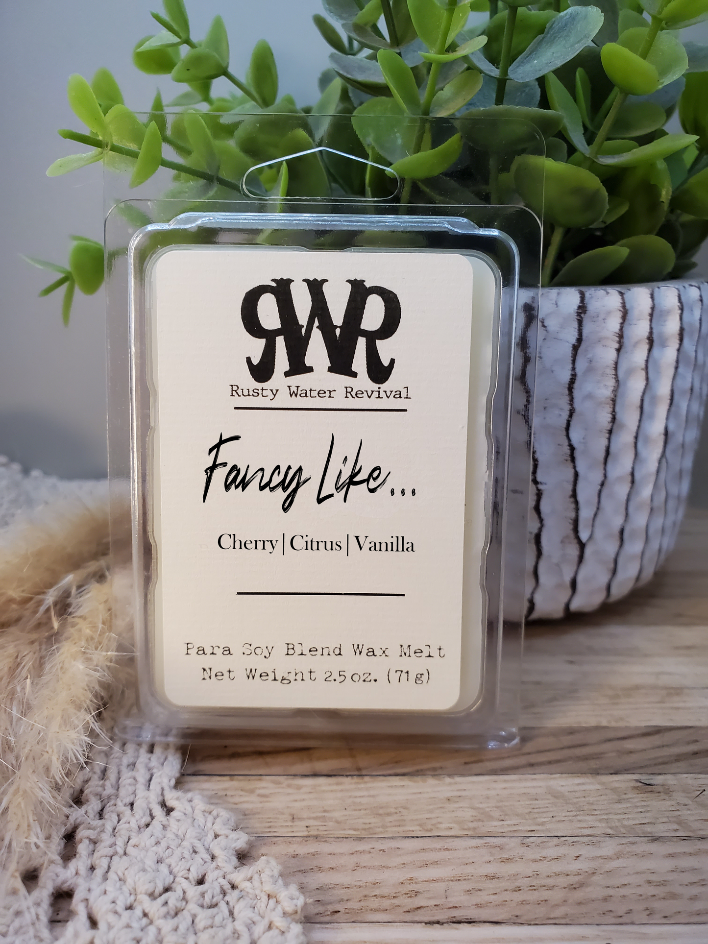 Fancy Like Wooden Wick Jar Candle, Wax Melt & Room Spray