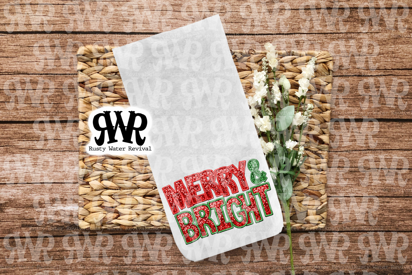 Merry & Bright Hand Towel