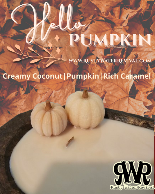 Hello Pumpkin Dough Bowl Candle *limited edition*
