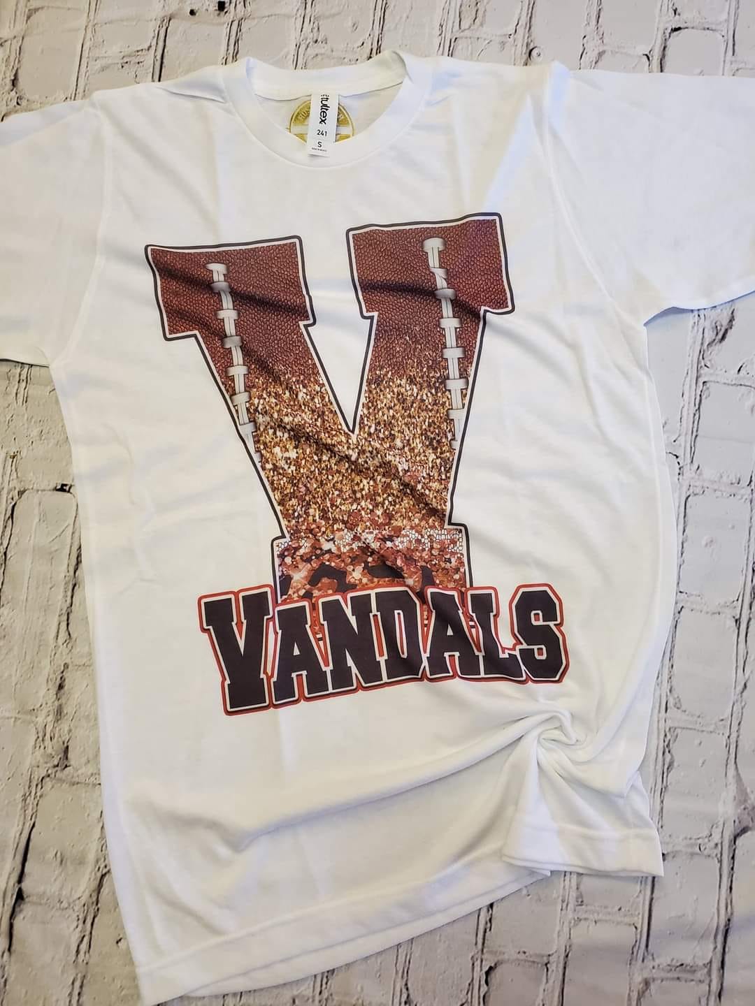 Vandals Football V Tee (V22)